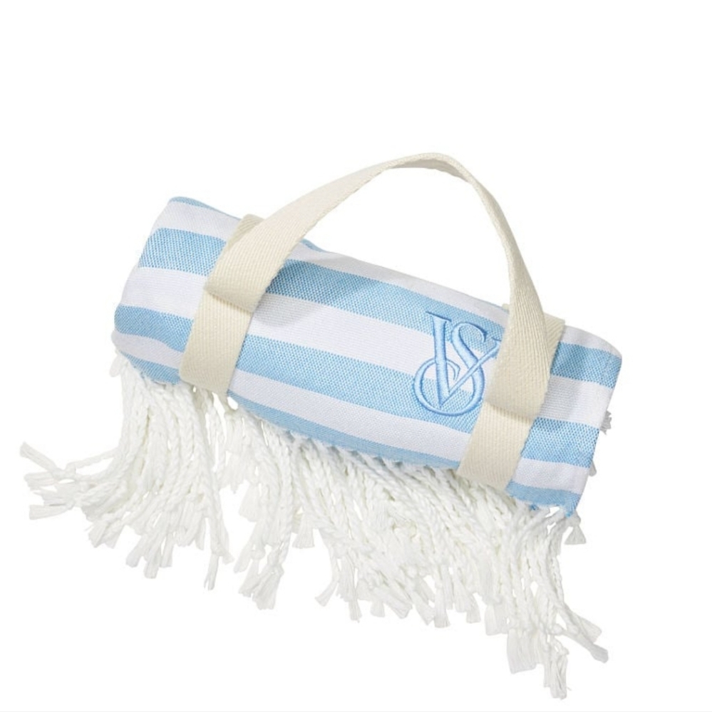 NWT Victoria's Secret Handled Beach Towel Blanket